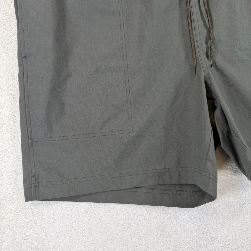 Filson Men's XXL Charcoal Cotton Nylon Outdoor Hiking Shorts Drawstring Fishing